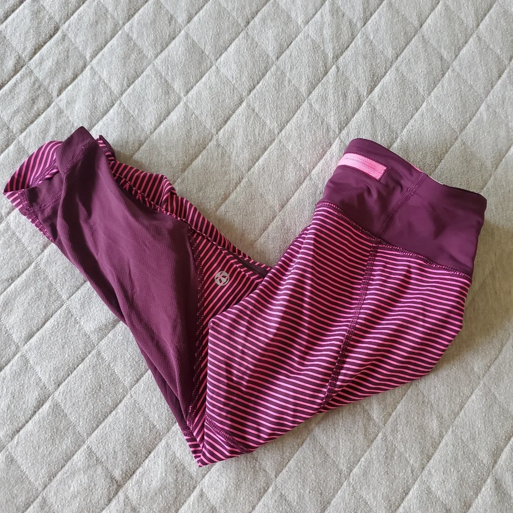 Lululemon Run for your Life‎ Crop Sz 4